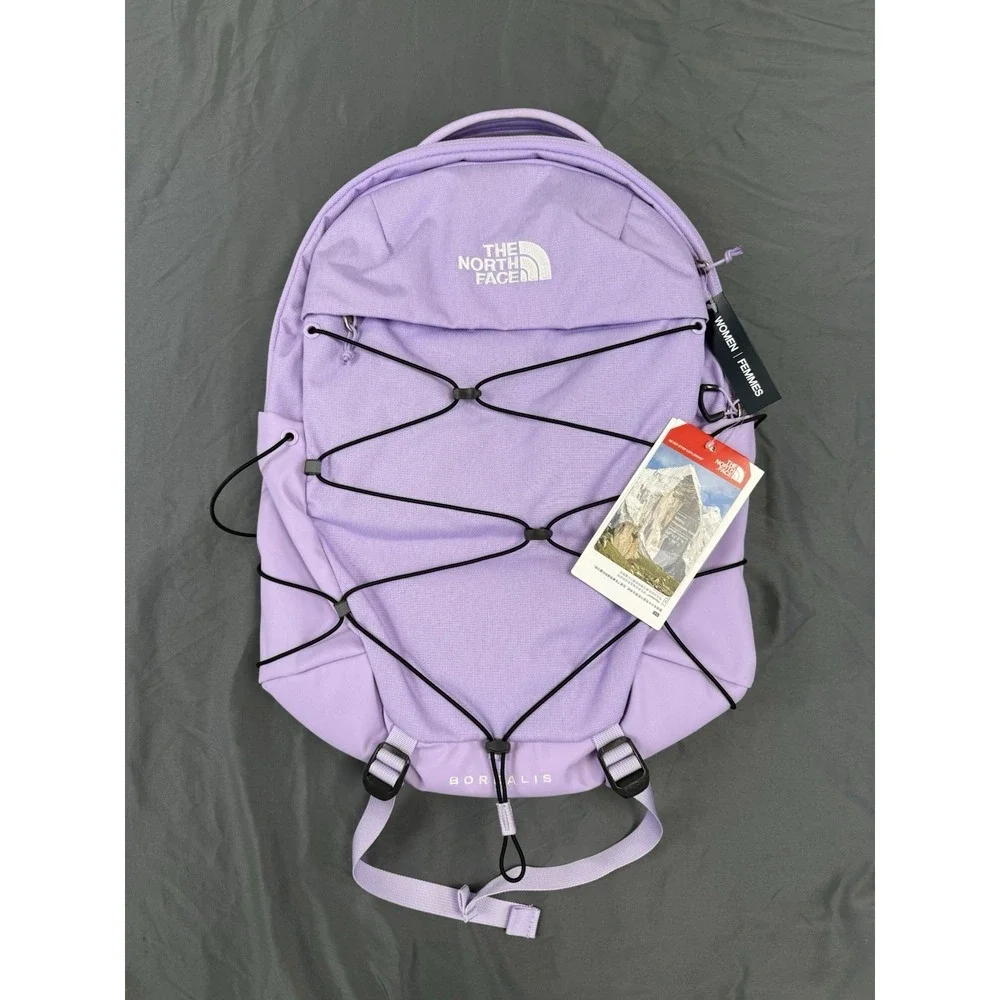 The North Face Women's Borealis Laptop Backpack/ Lite Lilac Heat One Size